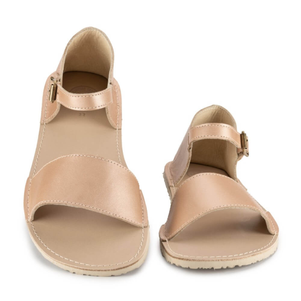 Zeazoo Siren Sandels gold leather size 9.5/10